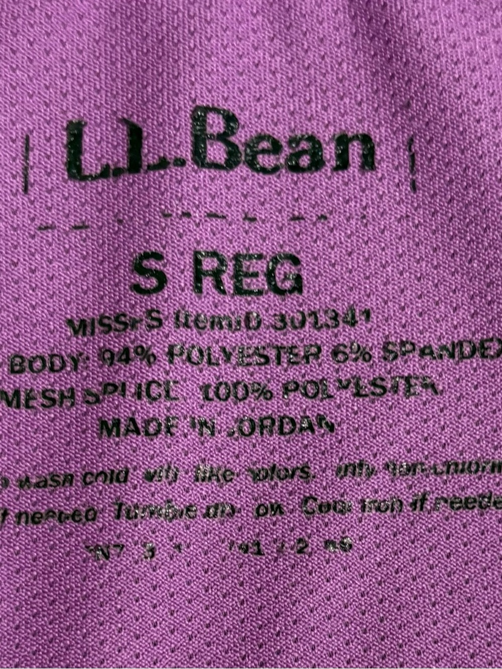 L.L. Bean Women's Bright Purple Performance Tee